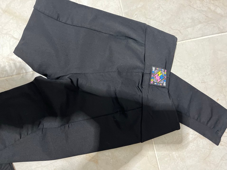 Siyah Midi Fit tayt - Görsel 2