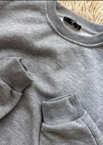 s Beden Gri Kadın Sweatshirt