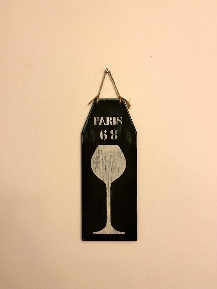 Siyah Paris Temalı Duvar Dekoru - Görsel 2