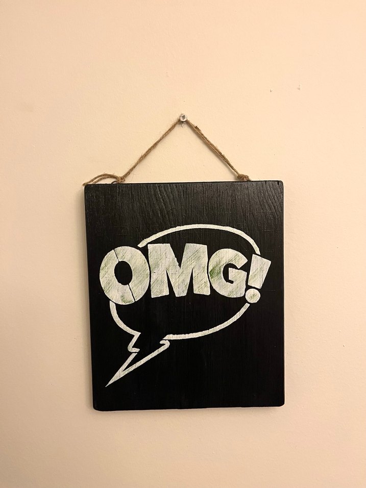 OMG! Komik Kitap Temalı Duvar Panosu - Görsel 2