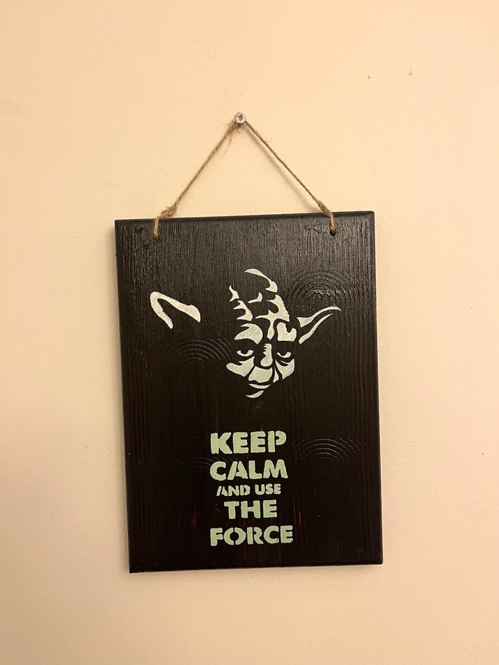 Star Wars Yoda Duvar Panosu - Görsel 2