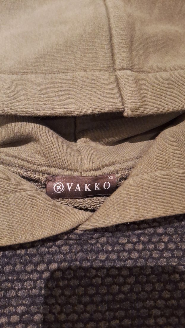 Kapüşonlu Haki Kadin Triko Kazak - Görsel 2