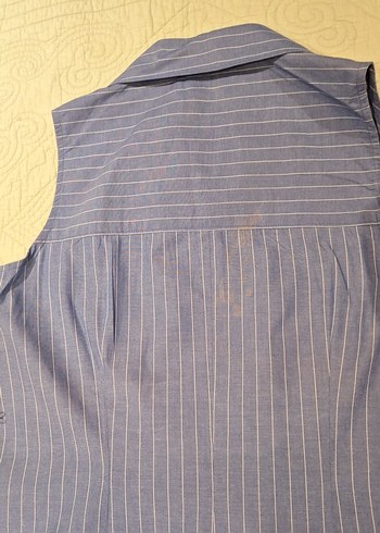 Düğmeli Kolsuz Hamile Midi Tunik. - Görsel 4