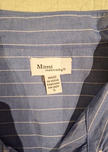 Düğmeli Kolsuz Hamile Midi Tunik. - Görsel 2