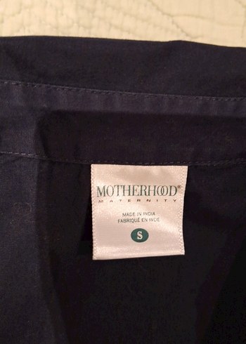 Lacivert Kolsuz Midi Hamile Bluzu - Görsel 2