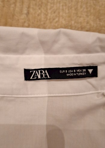 Beyaz Keten Kısa Kollu Düğmeli Gömlek - Görsel 3