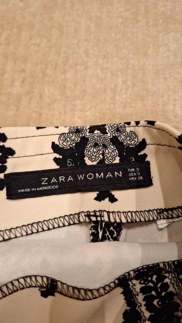 Dantelli Desenli Midi Mini Etek - Görsel 2