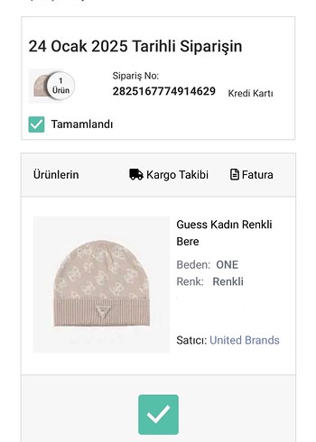 Guess Kadın Bere - Görsel 6