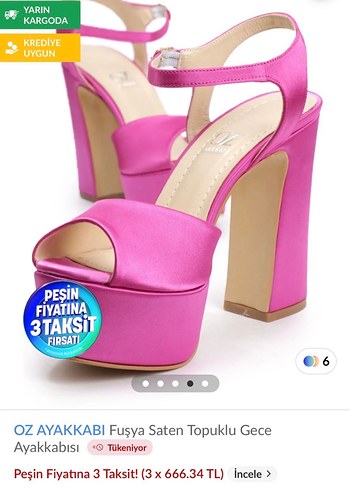 Pembe Süet Platform Topuklu Kadın Ayakkabı - Görsel 6