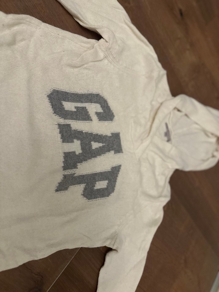 Ekru Kapüşonlu GAP  Sweatshirt - Görsel 3