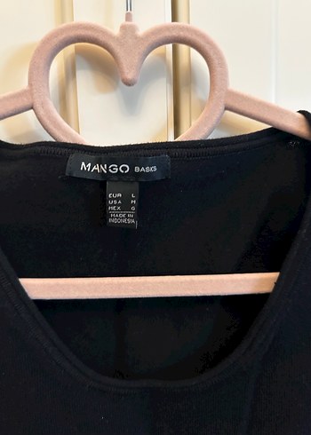 Mango Siyah Triko Elbise - Görsel 3