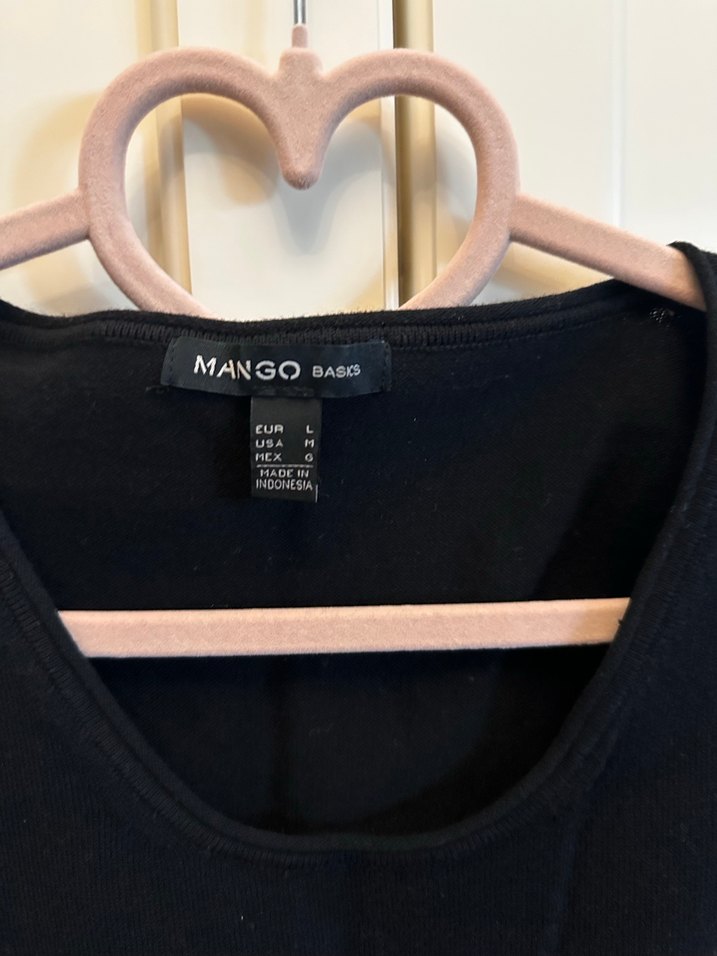 Mango Siyah Triko Elbise - Görsel 3