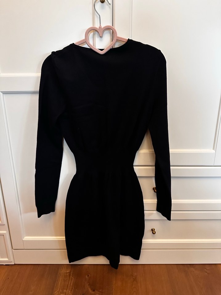 Mango Siyah Triko Elbise - Görsel 4