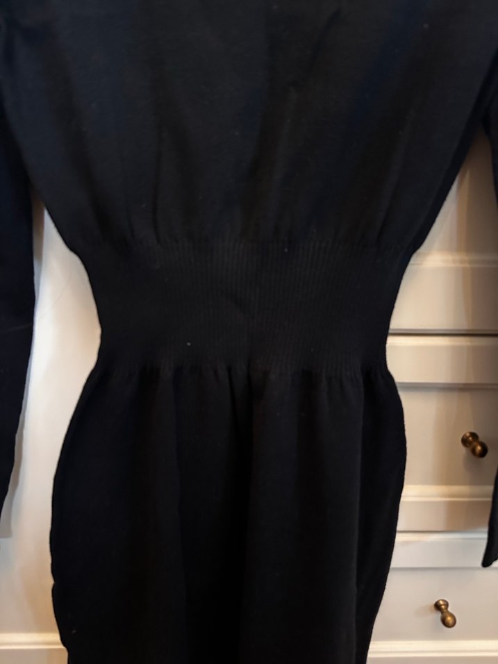 Mango Siyah Triko Elbise - Görsel 2