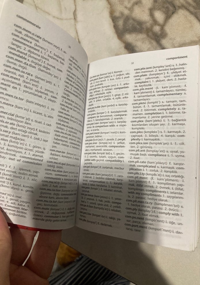 Redhouse Mini Sözlüğü Türkçe-İngilizce - Görsel 2