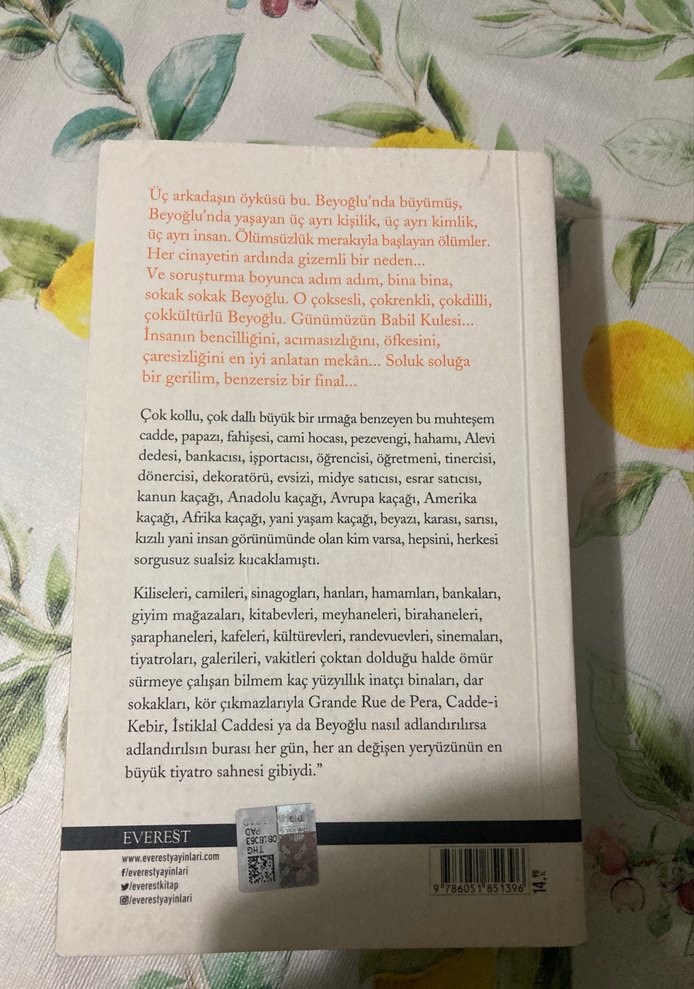 Ahmet Ümit - Beyoğlu Rapsodisi Roman - Görsel 2