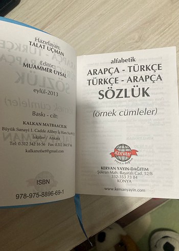 Arapça-Türkçe Türkçe-Arapça Sözlük - Görsel 4
