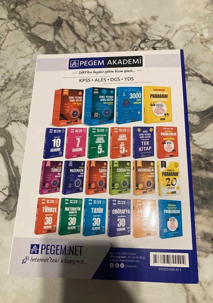 KPSS 2024 Genel Yetenek Genel Kültür 10 Deneme - Görsel 3