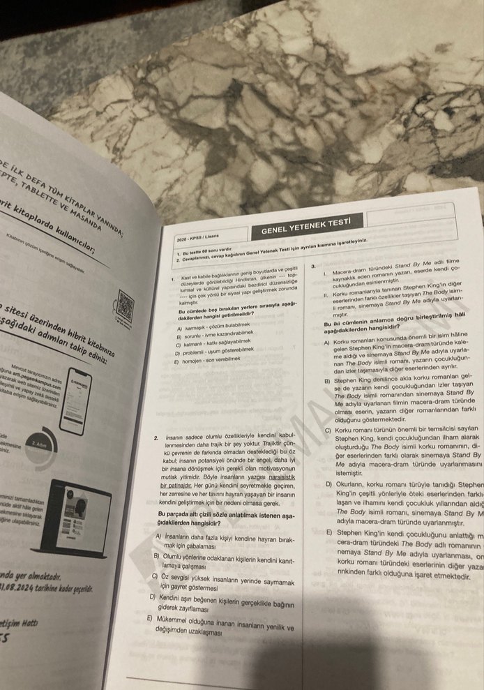 KPSS 2024 Genel Yetenek ve Kültür Çıkmış Sorular - Görsel 2