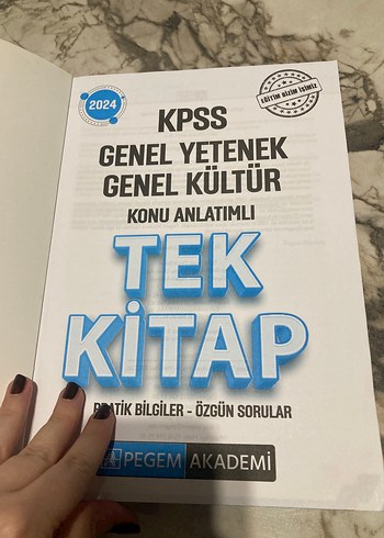 2024 KPSS Genel Yetenek ve Kültür Konu Anlatımlı Kitap - Görsel 2