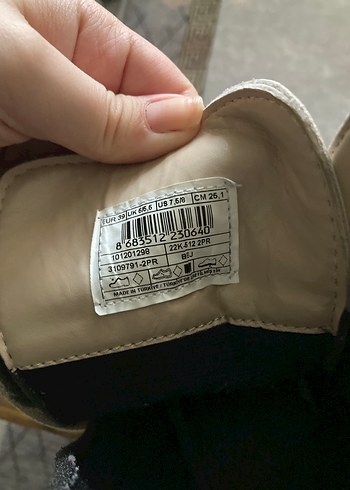 Bej Deri Platform Topuklu Kadın Botlar - Görsel 7