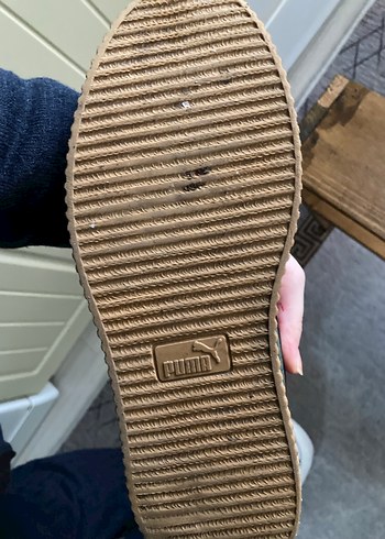 Bej Deri Platform Topuklu Kadın Botlar - Görsel 4