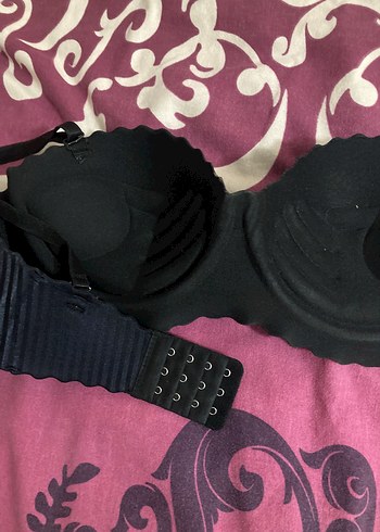 Siyah Goth Tarzı Midi Sütyen - Görsel 3