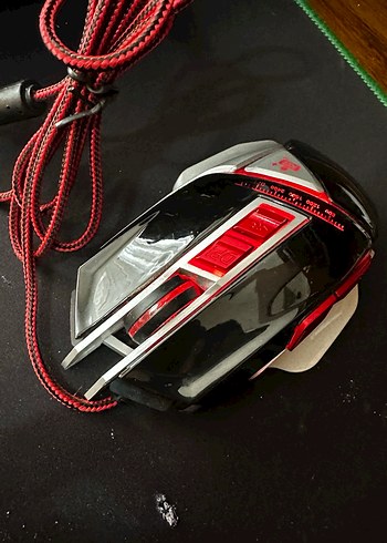 Beden Renk Kablolu Kırmızı Siyah Gaming Mouse