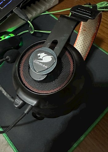 Cougar Yeşil Kablolu Gaming Kulaklık