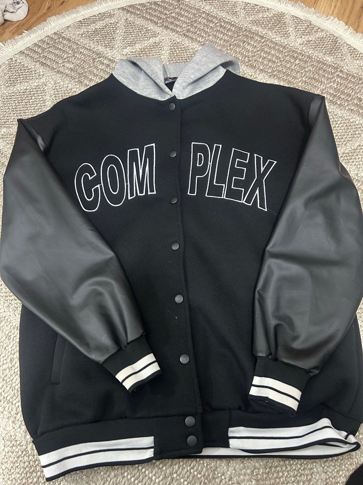 Düğmeli Gri Kadın Streetwear Ceket - Görsel 2