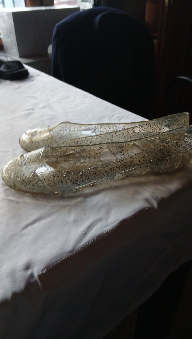 Şeffaf Yılan Desenli deniz Ayakkabı 40 no - Görsel 2