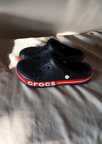 Crocs Mavi Erkek Terlikler Velcro Bantlı