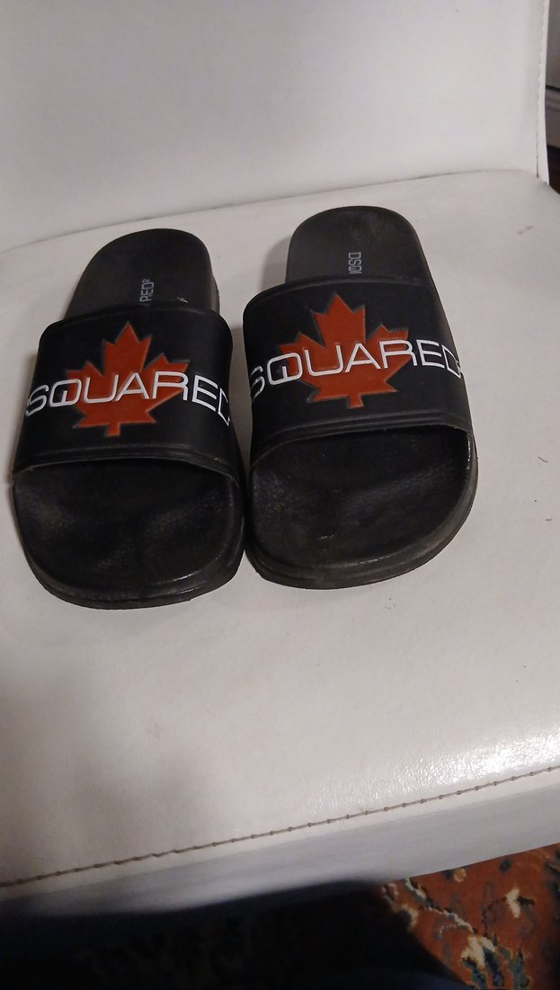 Siyah Baskılı Erkek Terlik - Görsel 2