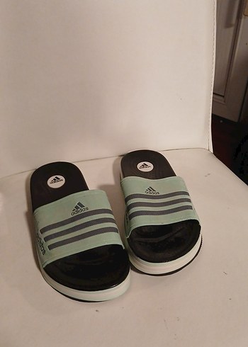 Erkek Yeşil Spor Terlik Velcro Bantlı - Görsel 2