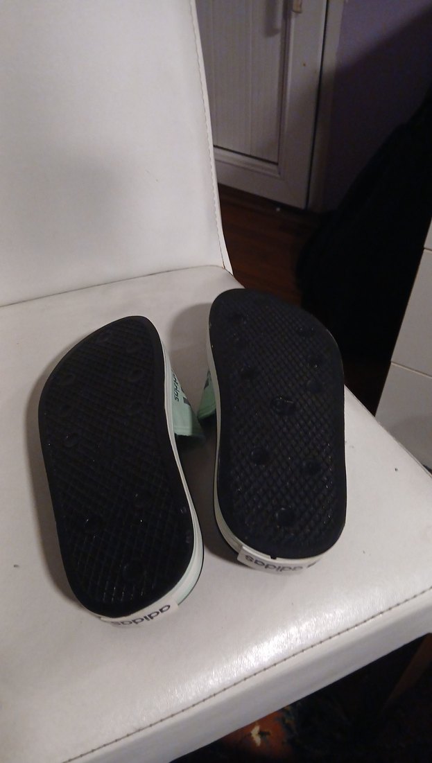 Erkek Yeşil Spor Terlik Velcro Bantlı - Görsel 3