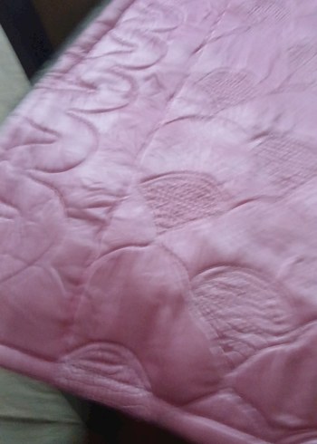 İşlemeli Parlak Pembe seccade - Görsel 5