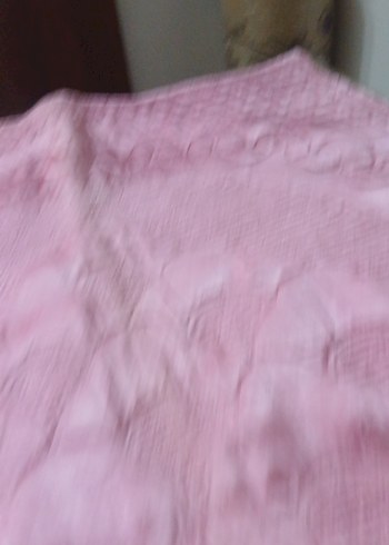 İşlemeli Parlak Pembe seccade - Görsel 3