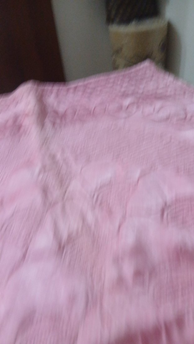 İşlemeli Parlak Pembe seccade - Görsel 3