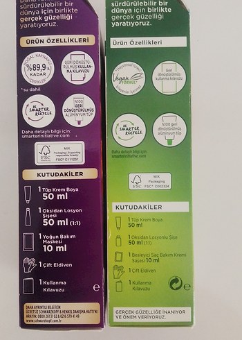 Palette Kalıcı Doğal Görünen Saç Boyası 7-77 & 8-77 - Görsel 5