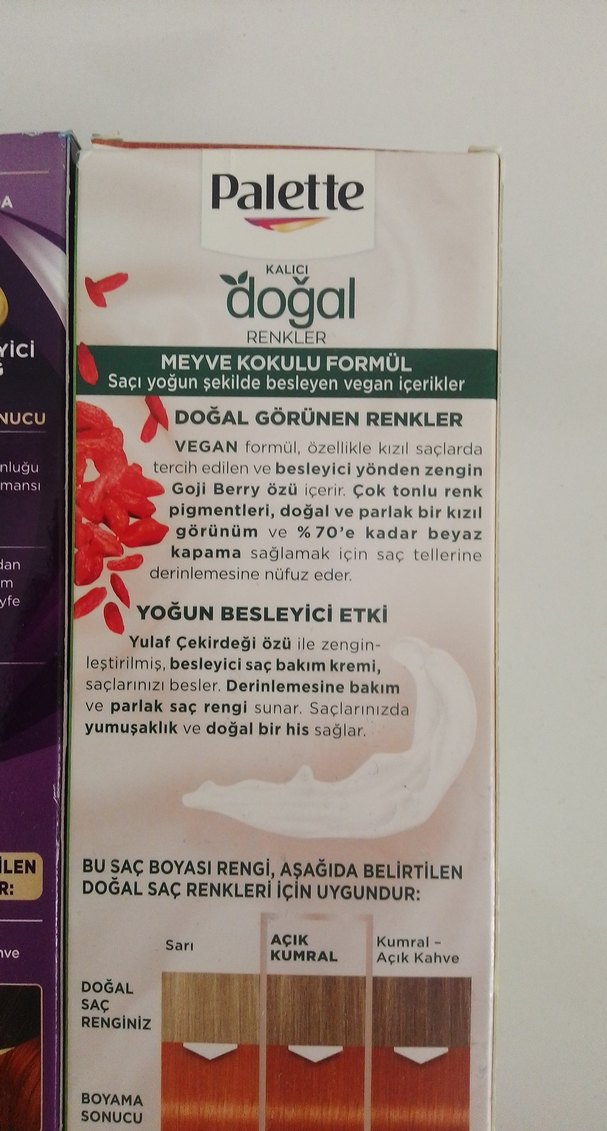 Palette Kalıcı Doğal Görünen Saç Boyası 7-77 & 8-77 - Görsel 4