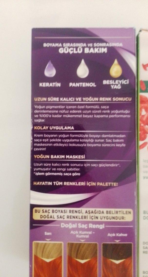 Palette Kalıcı Doğal Görünen Saç Boyası 7-77 & 8-77 - Görsel 3