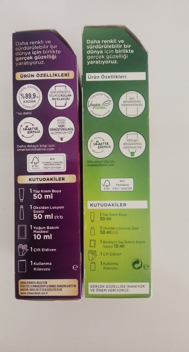 Palette Kalıcı Doğal Görünen Saç Boyası 7-77 & 8-77 - Görsel 5