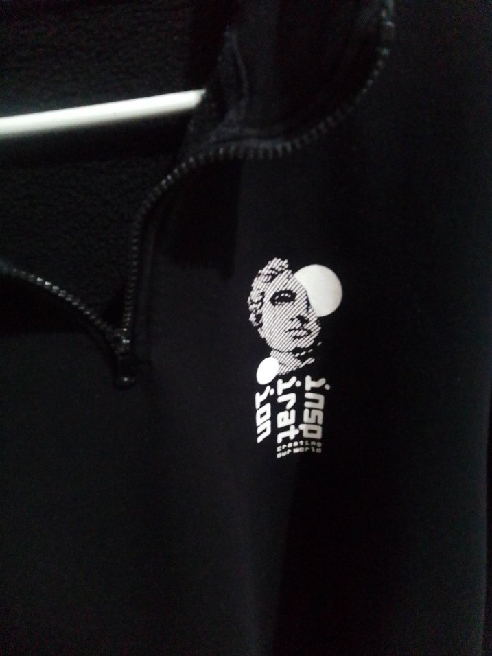 Kadın Siyah boğazı Fermuarlı Sweatshirt - Görsel 3