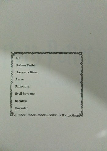 Harry Potter Haftalık Planlayıcı - Görsel 2