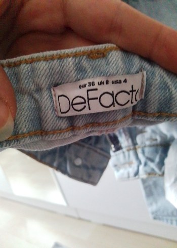 Kadın Gri Mavi Midi Boy Bol Kesim Kot Pantolon - Görsel 3