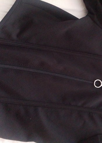 Siyah V Yaka bluz - Görsel 2