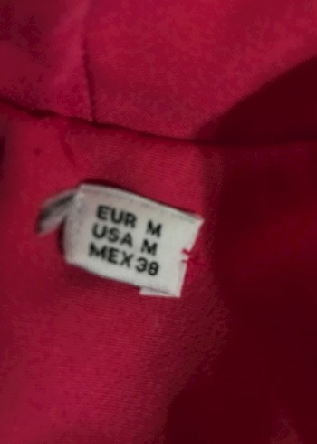 Pembe Düğmeli Kadın Midi Blazer - Görsel 5