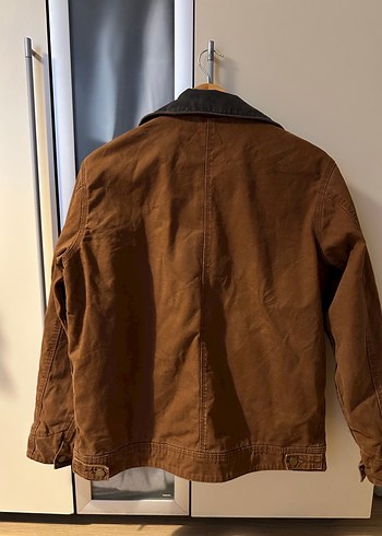 Zara Kahverengi Fermuarlı Ceket