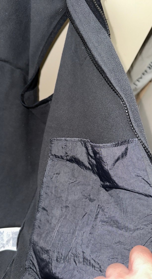 Nike Gri Fermuarlı Terma-Fit Erkek Polar Yelek - Görsel 2