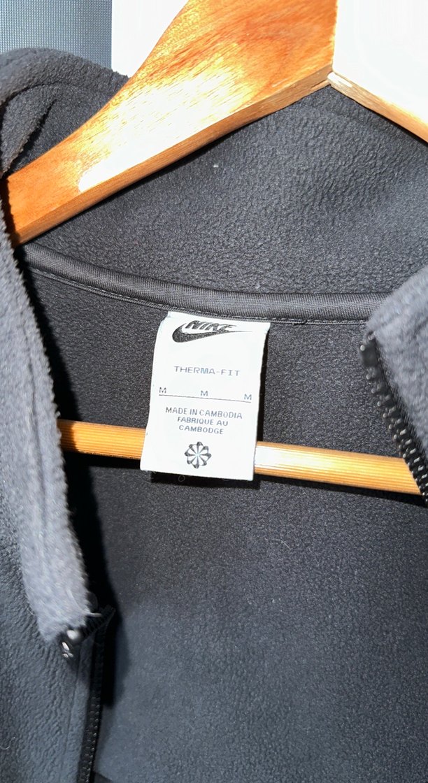 Nike Gri Fermuarlı Terma-Fit Erkek Polar Yelek - Görsel 3